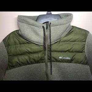 Columbia Green and Gray Jacket XL